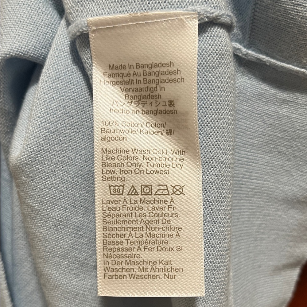 J. Crew  Sky Blue Teddie Sweater - Picture 3 of 4